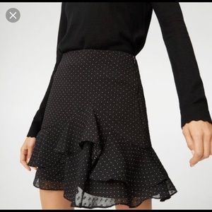 Club Monaco Ruffle hem skirt